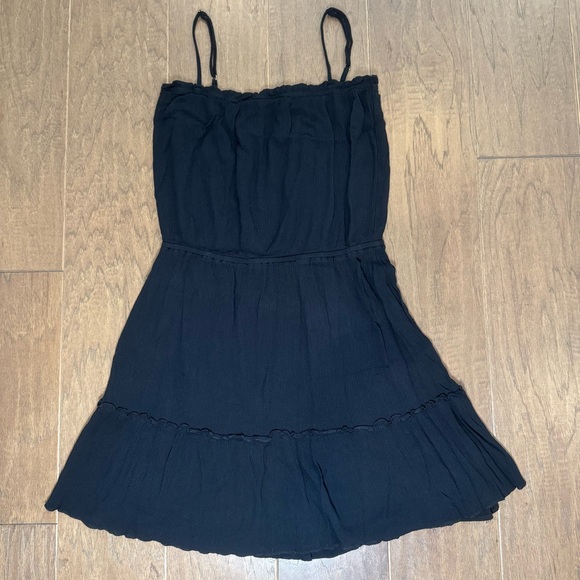 ESQUALO Dresses & Skirts - ESQUALO Black Ruffle Mini Dress